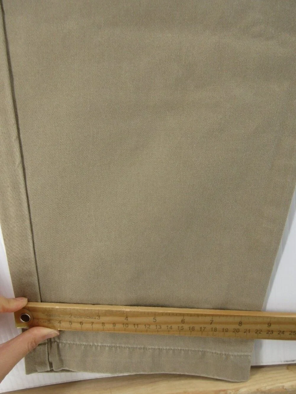 VINTAGE Banana Republic Pants 40 L Khaki Classic Rider Slim 40X34 NEW